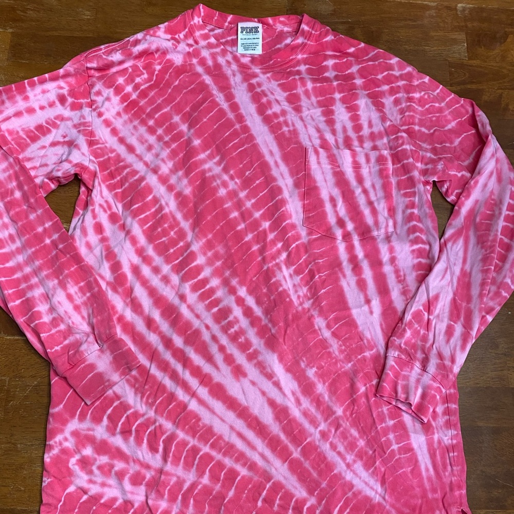 PINK tie dye long sleeve